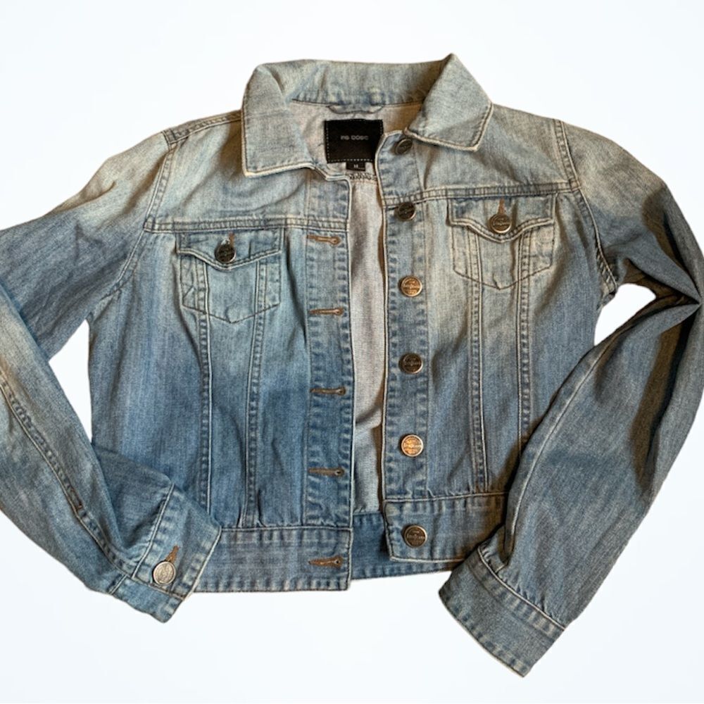 Iris basic size medium blue denim jacket